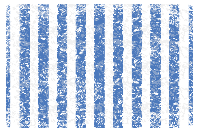Striped surface pattern placemat - TenStickers