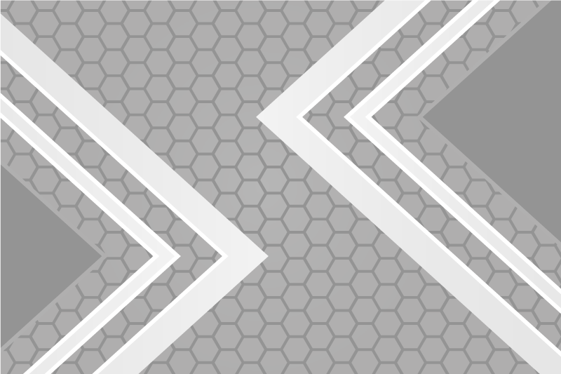 Modern placemat with geometric pattern details - TenStickers