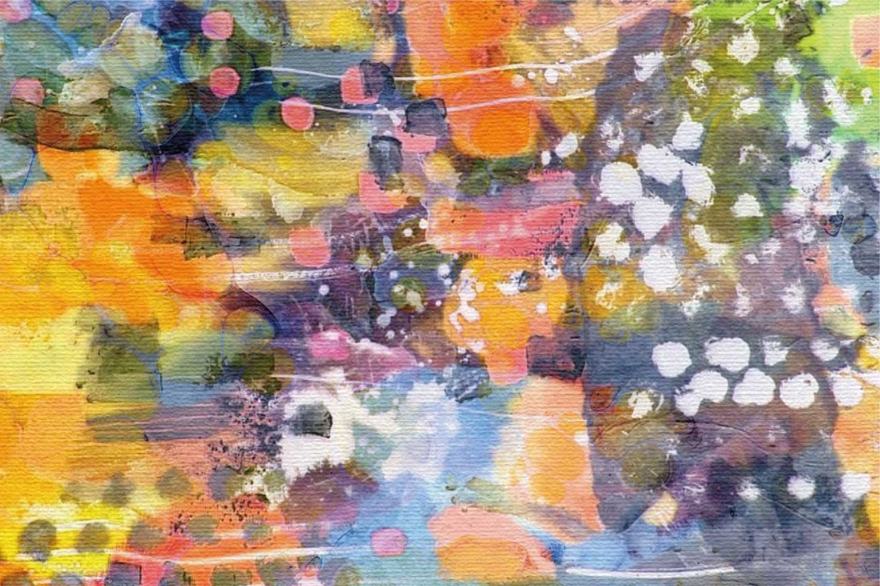 Vibrant color splash placemat - TenStickers