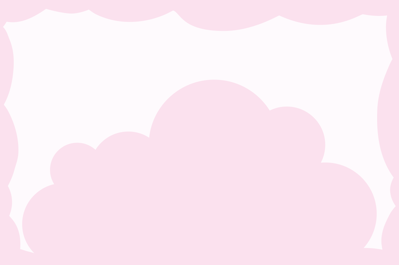 Children placemat with cloud theme background - TenStickers