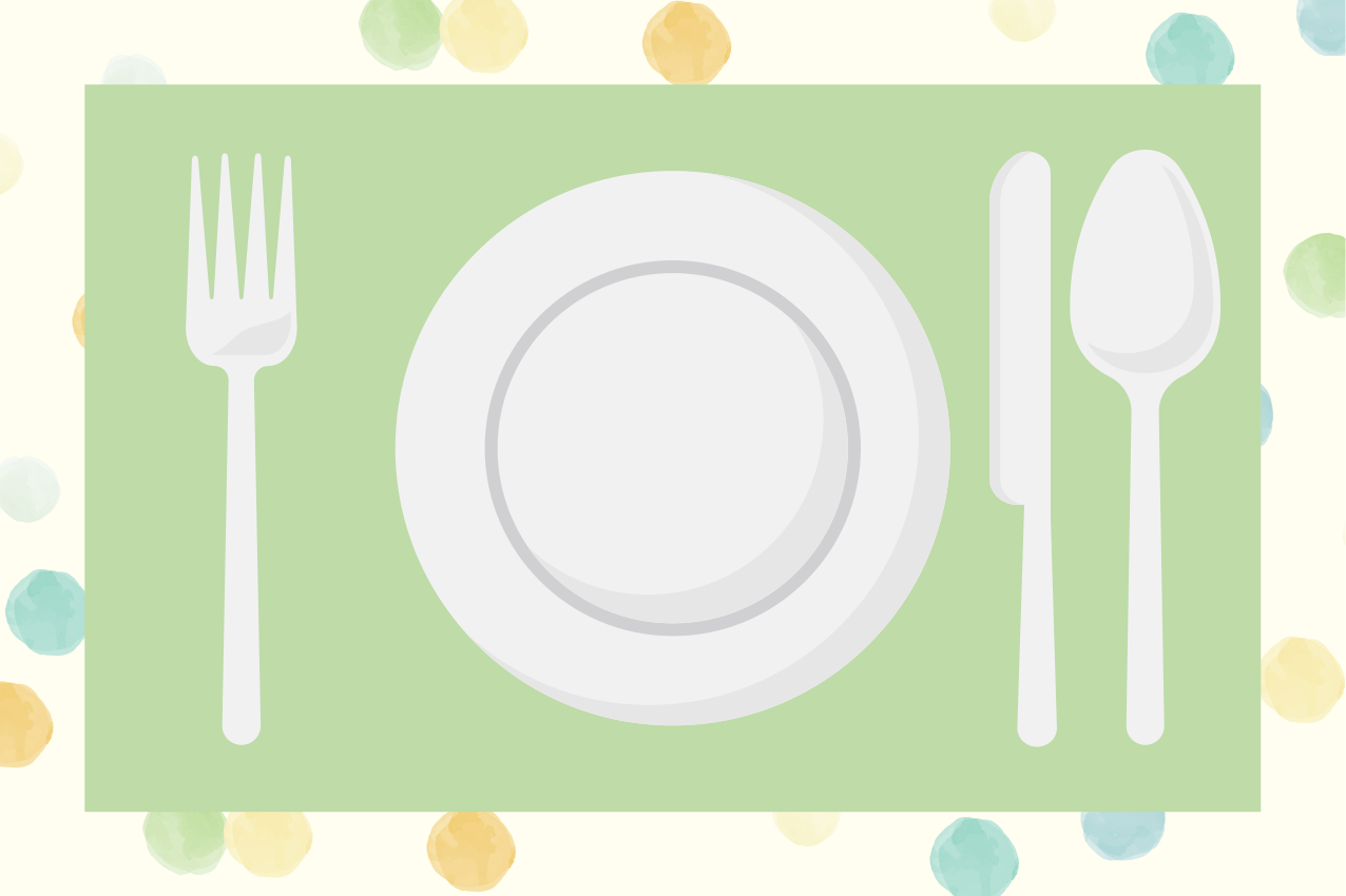 Modern placemat for contemporary dining set - TenStickers