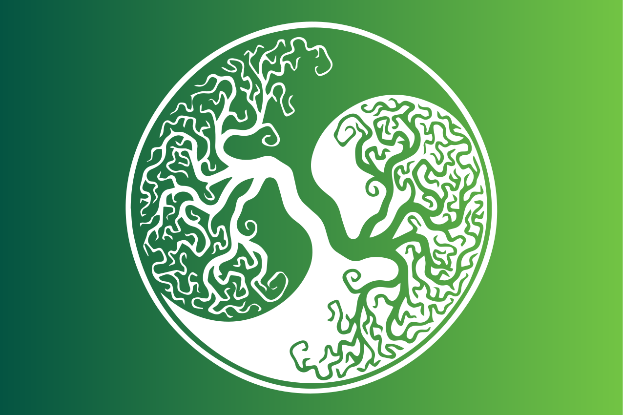 Modern placemat with tree branches design - TenStickers