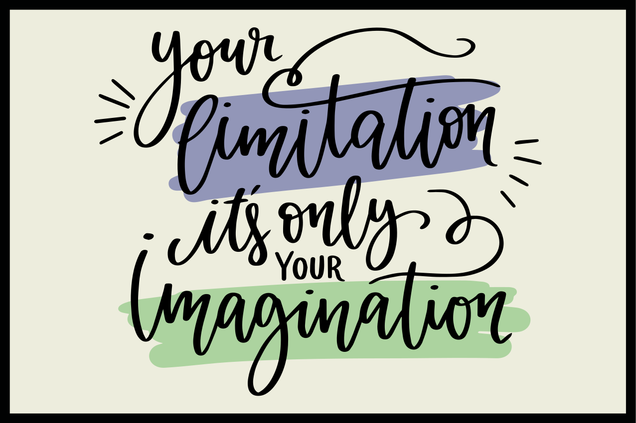 Placemat with quote inspirational phrase design - TenStickers