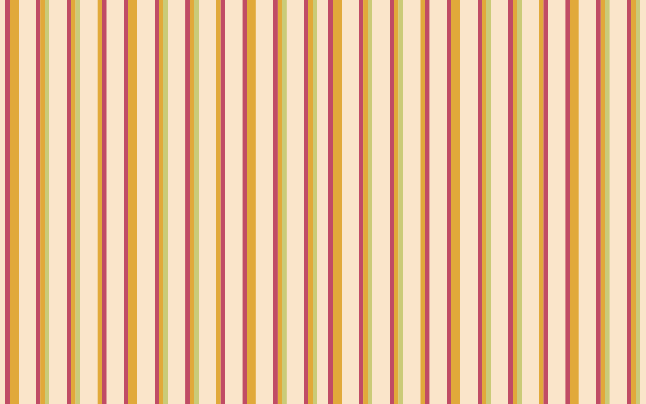 Retro pastel striped pattern modern placemats - TenStickers