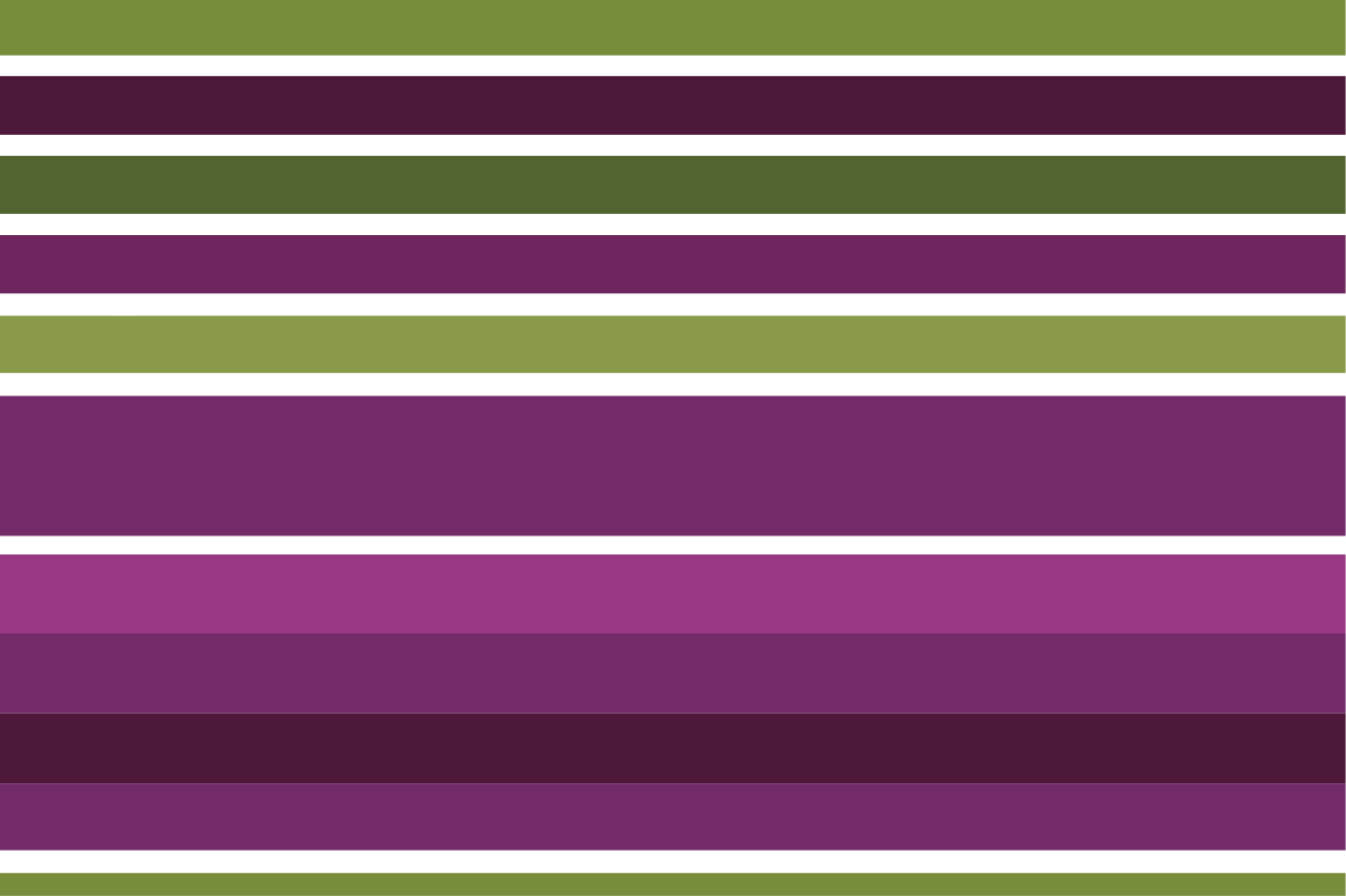 Purple and green horizontal  modern placemats - TenStickers