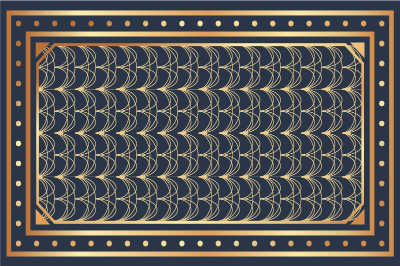Modern placemat with elegant geometric design - TenStickers