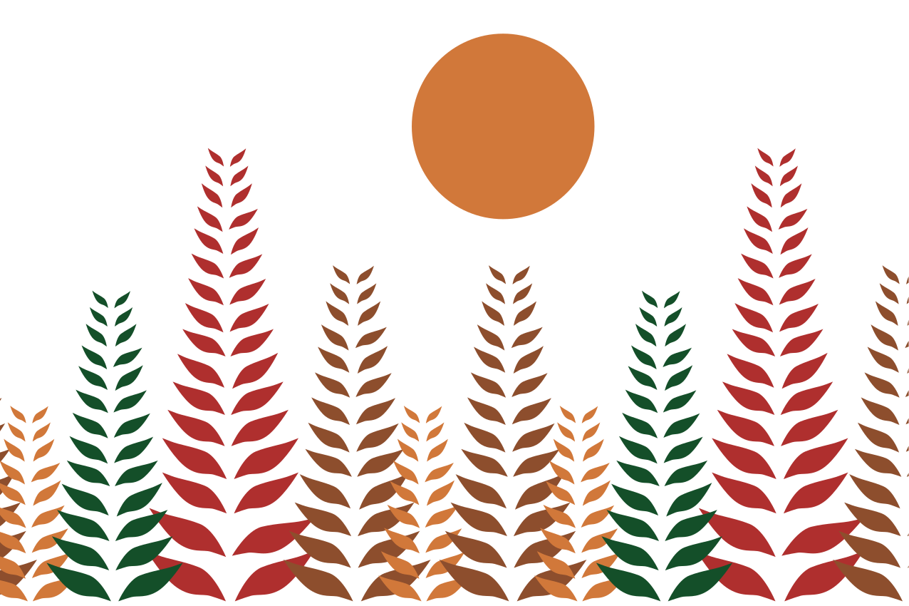 Modern placemat with chic leaf design - TenStickers