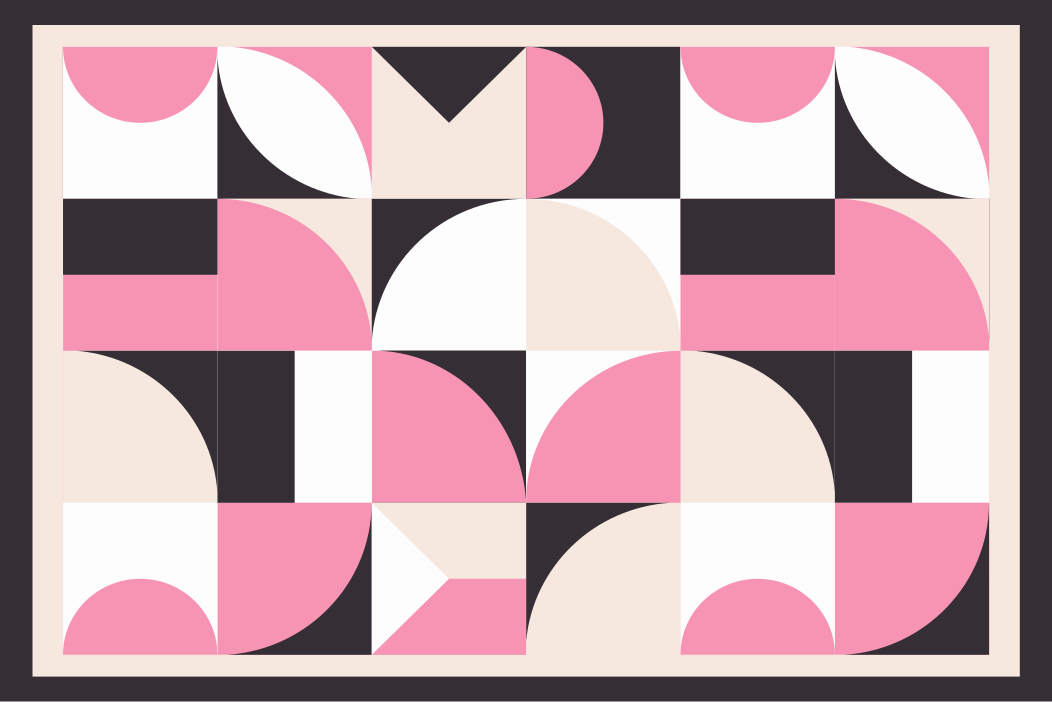 Modern placemat geometric design table mat - TenStickers