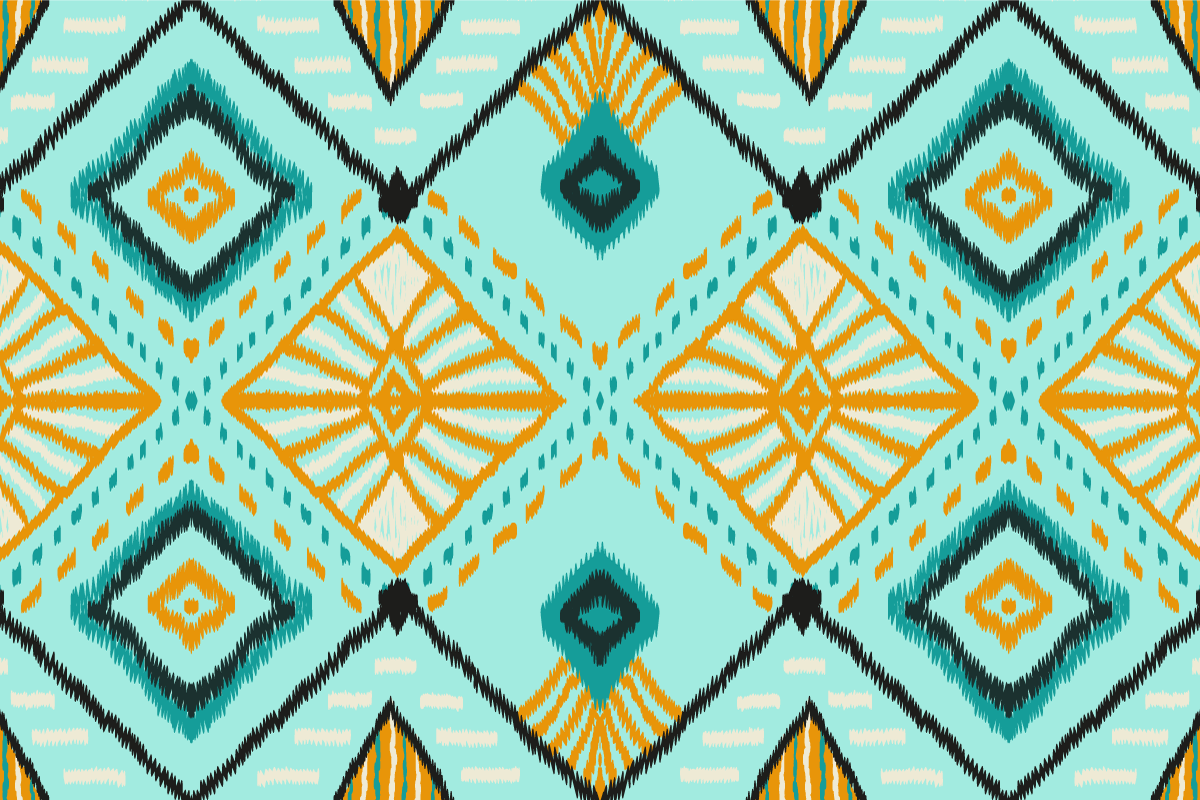 Abstract geometric motif placemat - TenStickers