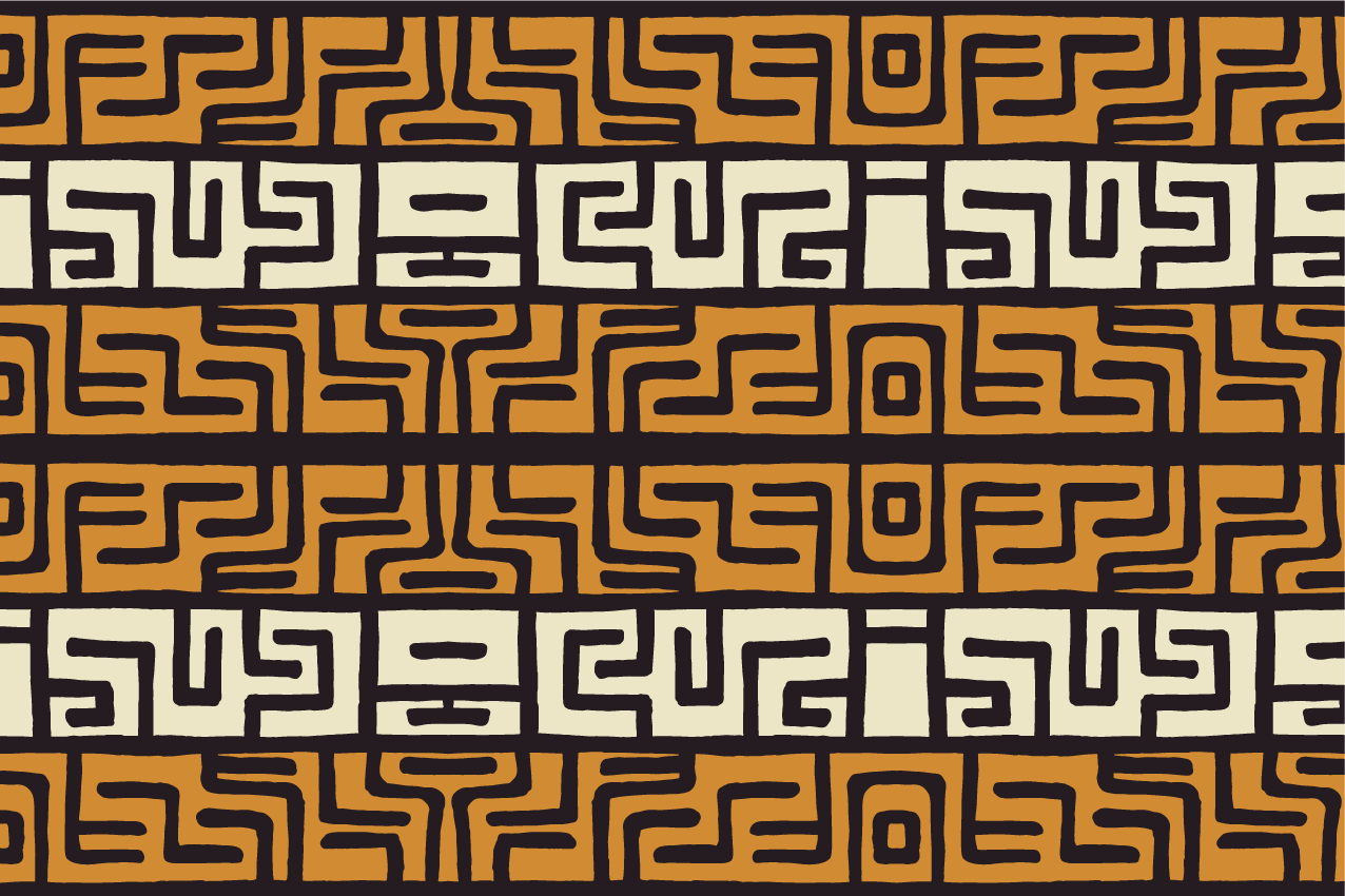 Abstract patterned surface placemat - TenStickers