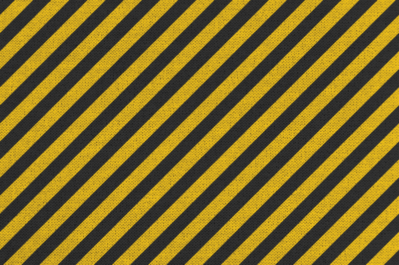 Black and yellow lines home placemats - TenStickers