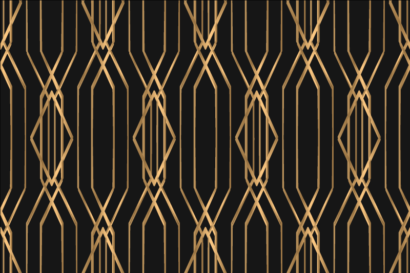 Geometric  square design vinyl placemats - TenStickers