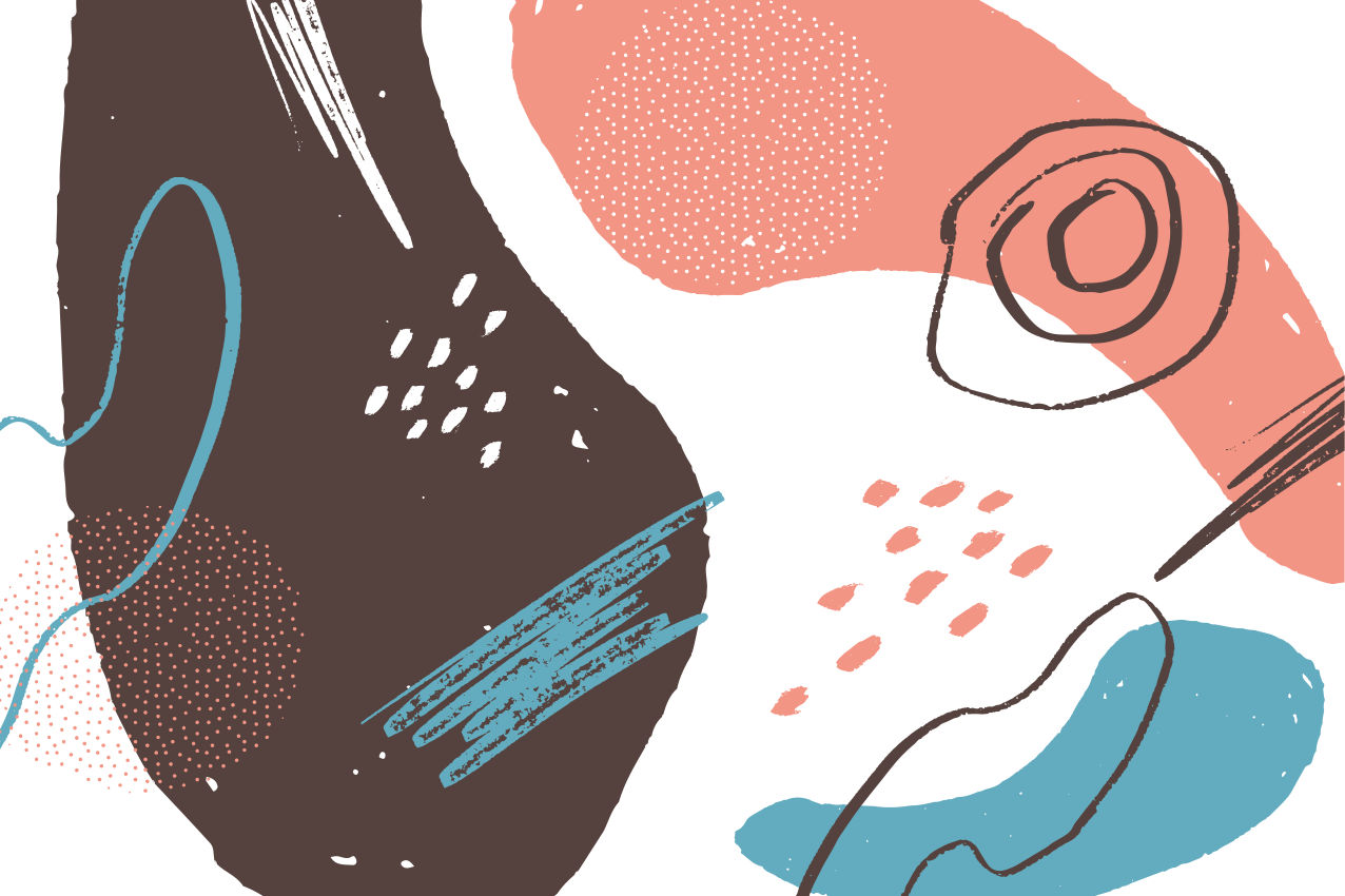 Modern placemat in bright abstract designs - TenStickers