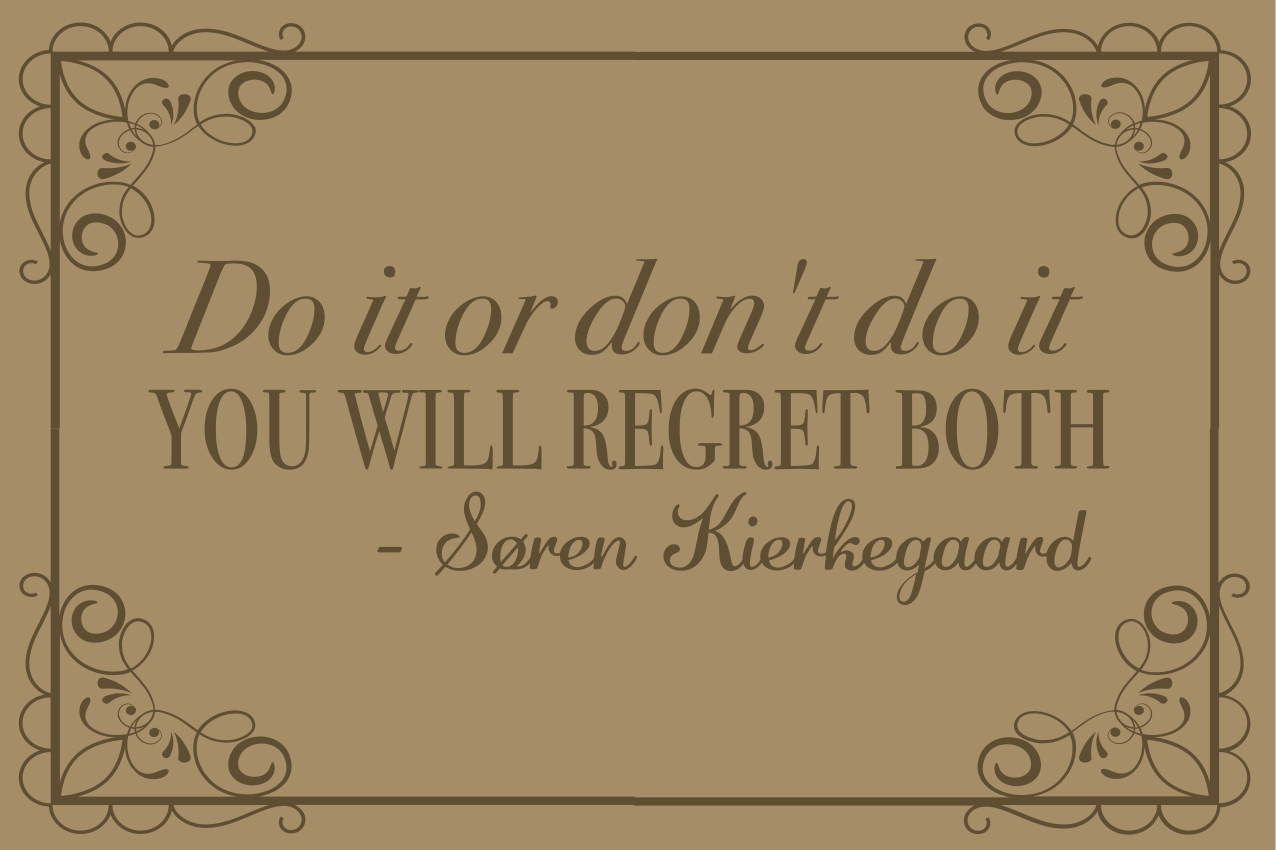 'do it or don't' quote quote placemats - TenStickers