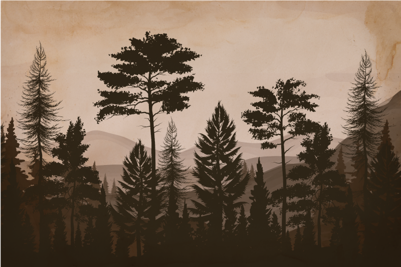 Scandinavian style warm colored placemats - TenStickers