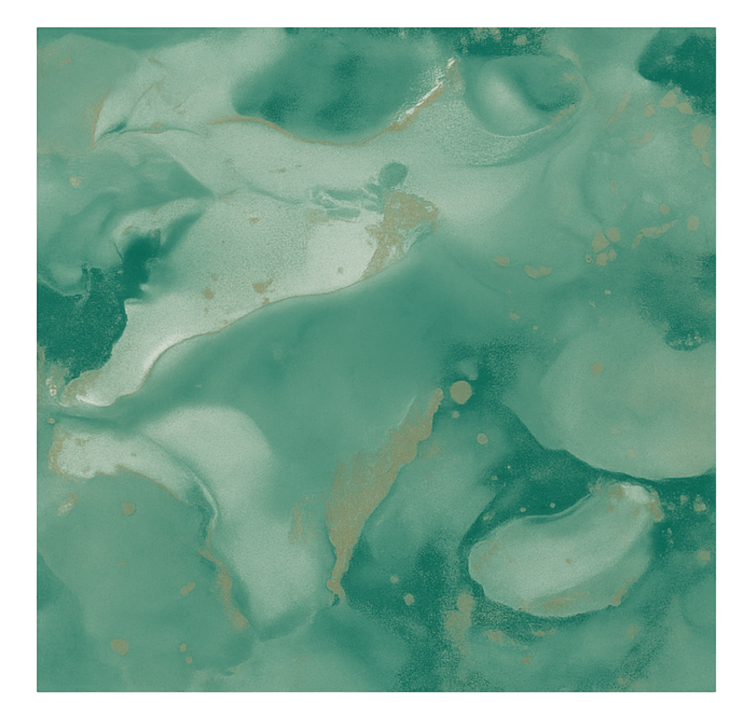 Esmerald marble swirls living room wall mural - TenStickers