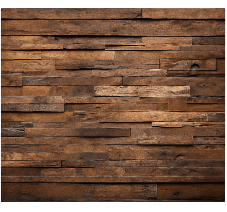 Timber wood living room wall mural - TenStickers