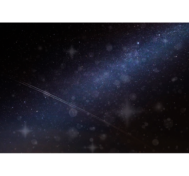 Galaxy full of stars space wall mural - TenStickers