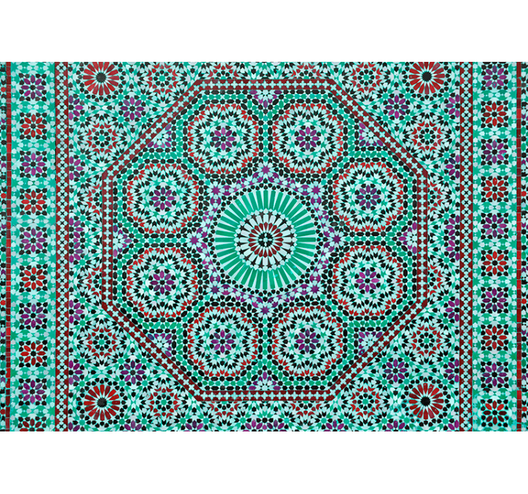 Wall mural ornate geometric design - TenStickers