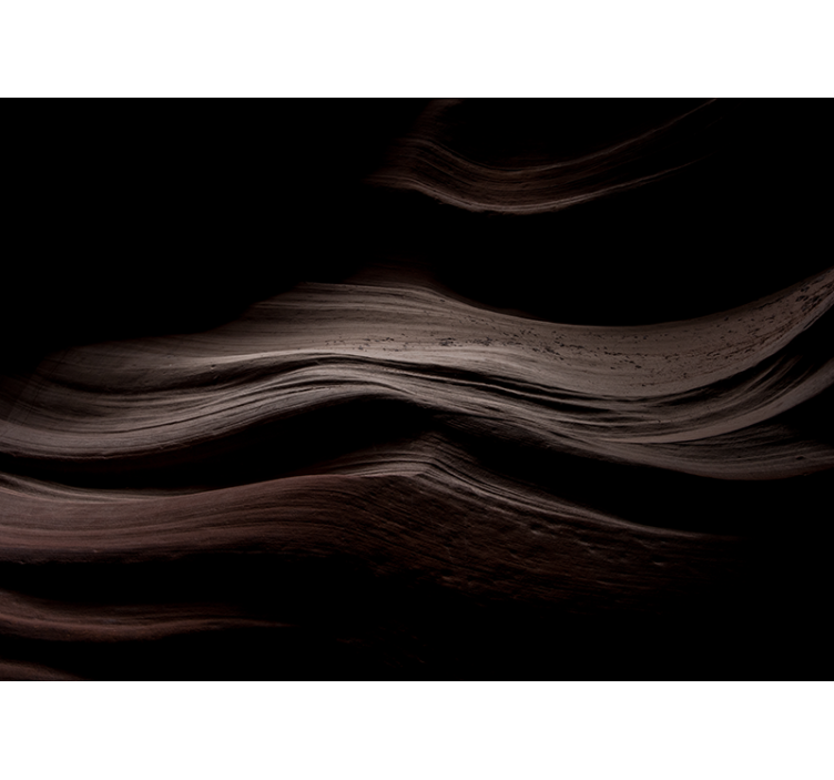 Waves of Earth texture wall mural - TenStickers