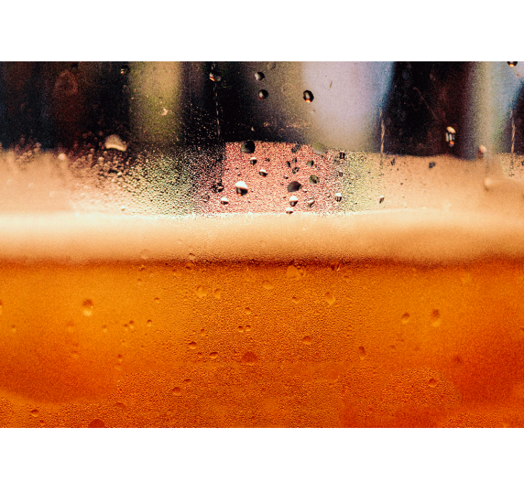 Beer Liquid kitchen wall mural - TenStickers