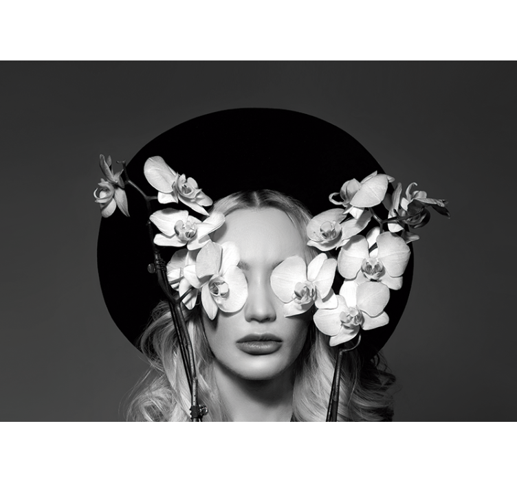 Orchid Elegance flower mural - TenStickers