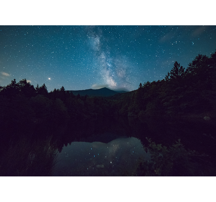Nature wall mural astral nightscape - TenStickers