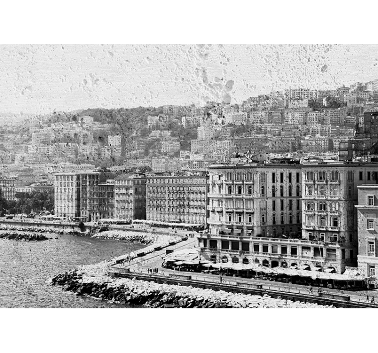 Naples Coastal View city wall mural - TenStickers