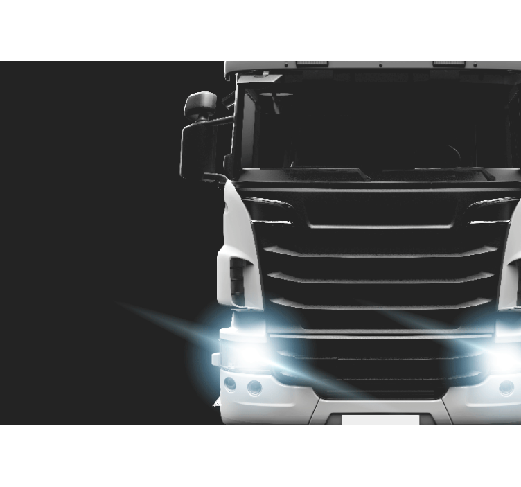 Front Heavy Truck vehicle wall mural - TenStickers