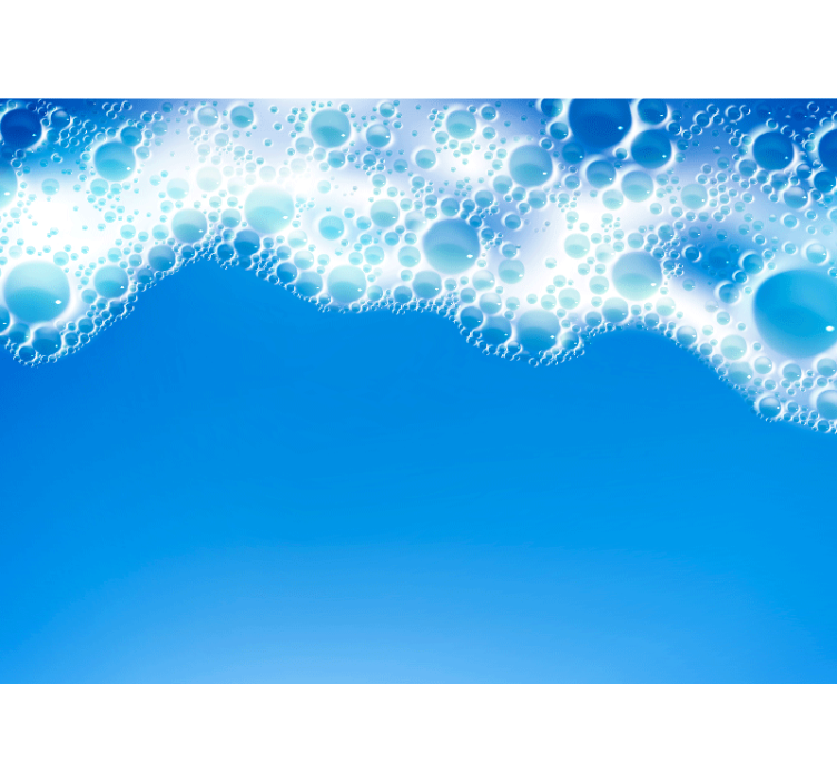 Laundry bubbles Bathroom Murals - TenStickers