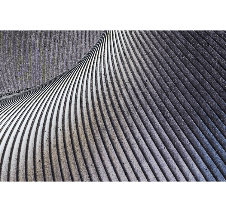 Texture wall mural curved sand patterns - TenStickers