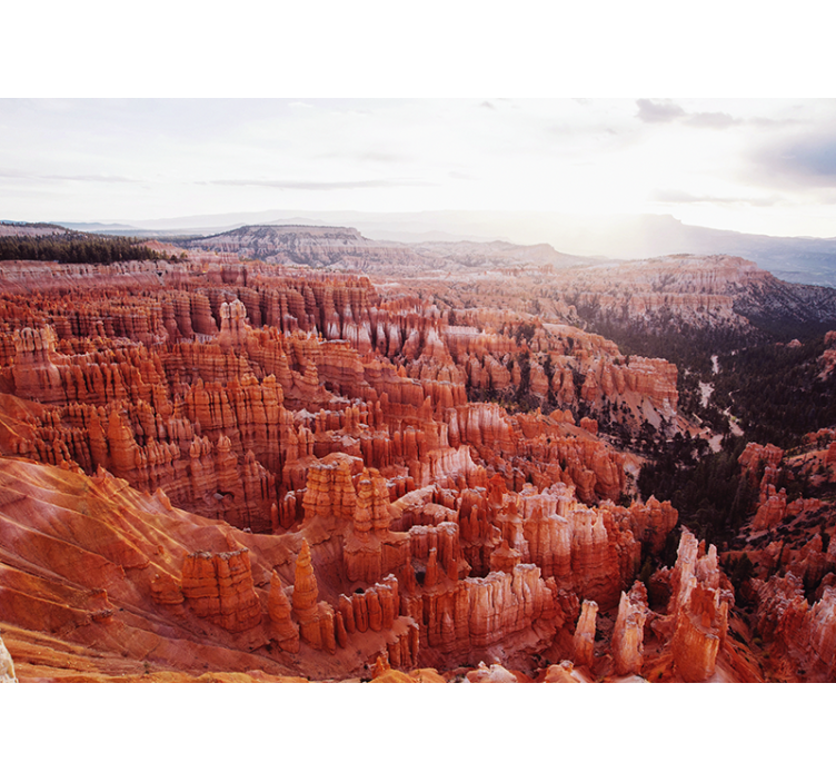 Landscape mural bryce canyon vista - TenStickers