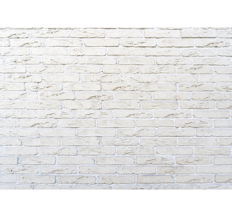 White bricks romantic Wall Murals - TenStickers