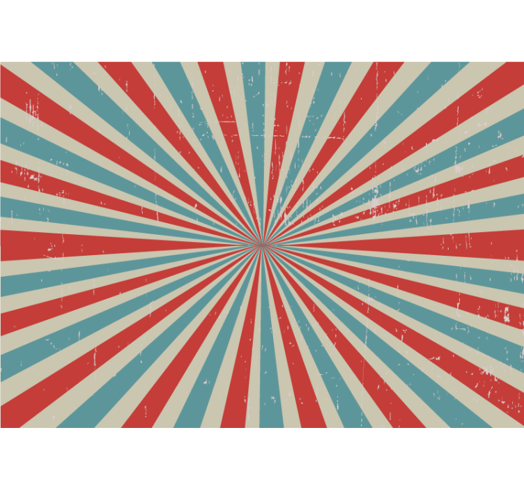 Urban wall mural radial color explosion - TenStickers