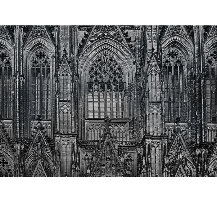 Wall mural gothic architecture features - TenStickers