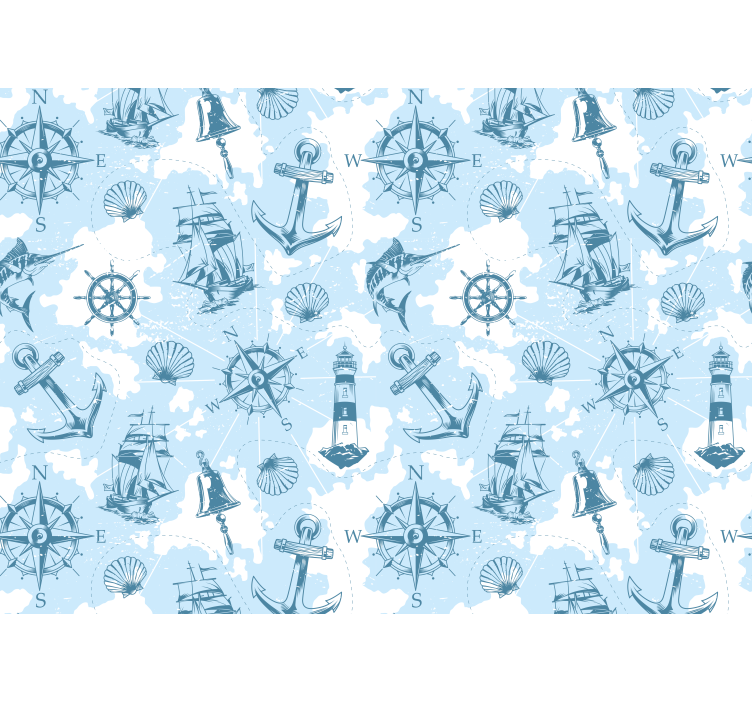 Landscape mural marine adventure theme - TenStickers