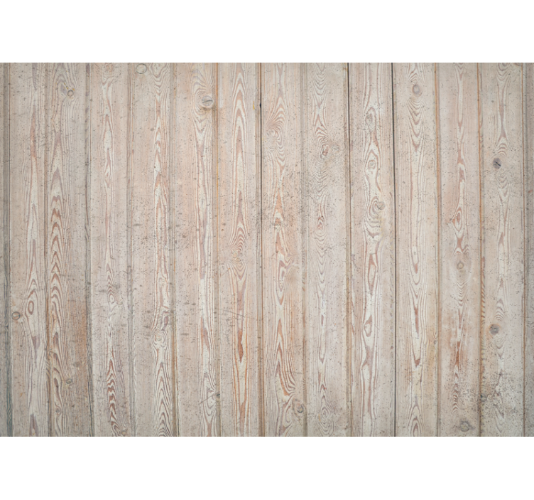 Wood wall mural light wood panels - TenStickers