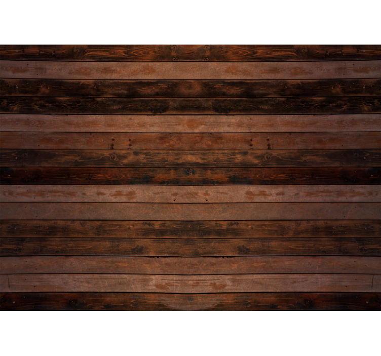 Wood wall mural natural timber boards - TenStickers