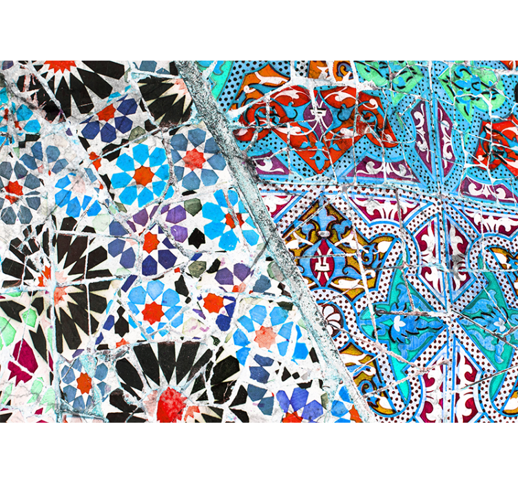 Wall mural intricate mosaic designs - TenStickers