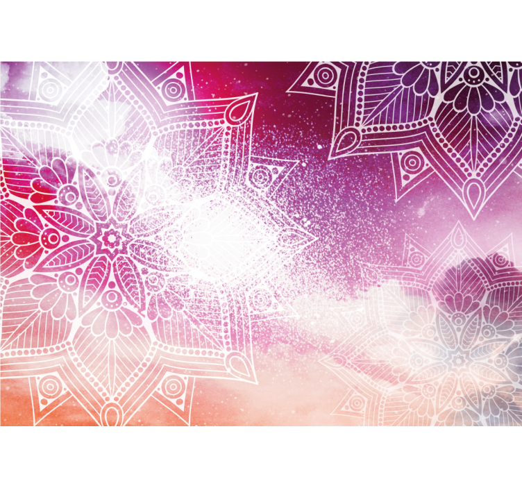 Elaborate mandala motifs mandala wall mural - TenStickers