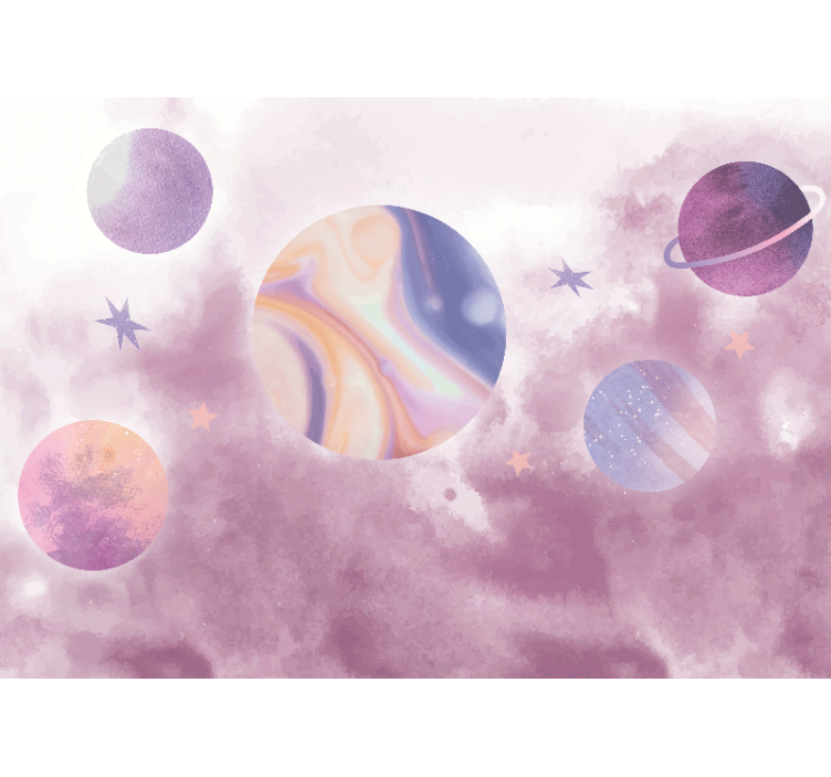 Watercolour bubbles Teenage Wall Murals - TenStickers