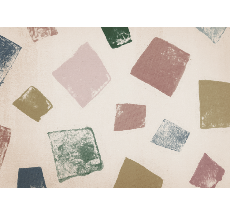 Texture wall mural geometric color blocks - TenStickers