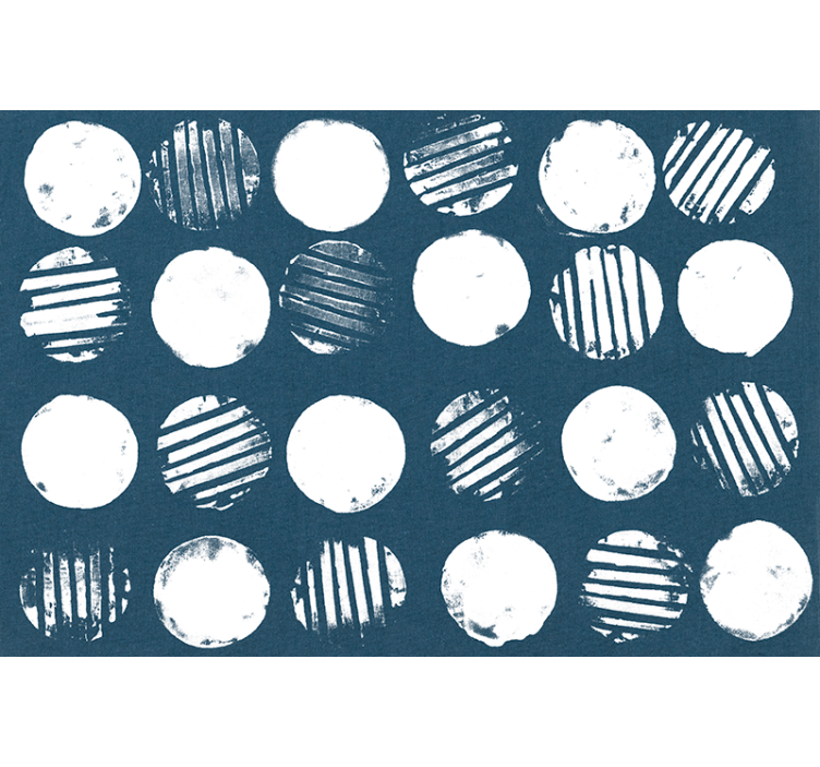 Texture wall mural circular pattern design - TenStickers