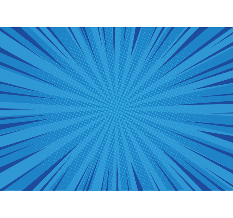 Urban wall mural dynamic blue explosion - TenStickers