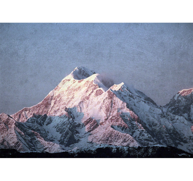 Snowy Mount Everest Mountain wall mural - TenStickers