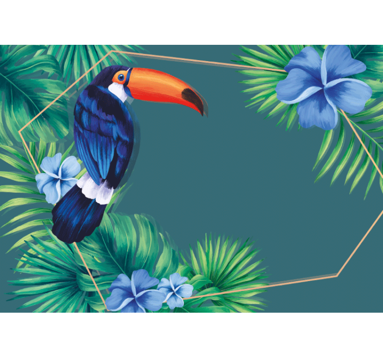Animal mural tropical toucan bird - TenStickers