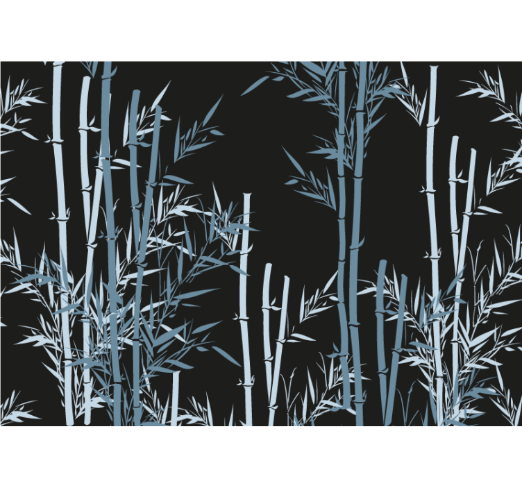 Bamboo mural bamboo forest design - TenStickers