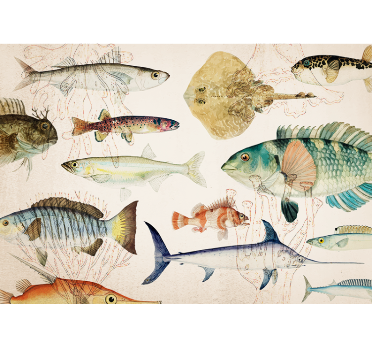 Animal mural marine life series - TenStickers