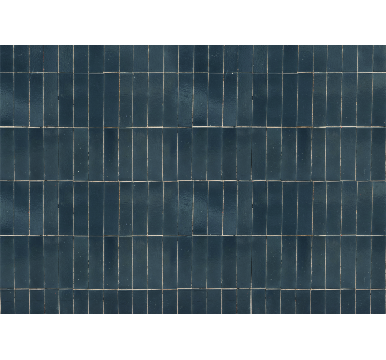 Gray tiles Bathroom wall Mural - TenStickers