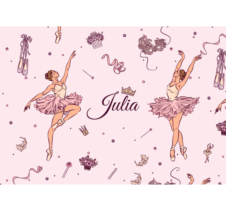 Ballet with name Teenage wall murals - TenStickers